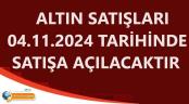 ALTIN SATIŞ ZAMANI