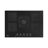 Arçelik OCD K 752 EWS Wok Gözlü Siyah Cam Ankastr...