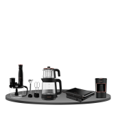 Arçelik Resital 4'lü Siyah Elektronik Çeyiz Seti