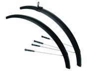 Impact Slim 28" 55mm Plastik Çamurluk Seti Siyah