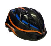 Moon MV7 Black-Blue-Orange Çocuk Bisiklet Kaskı