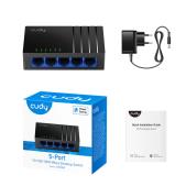 CUDY 5-Port Gigabit Desktop Switch