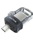 SanDisk Ultra Dual Drive m3.0 64GB Grey & Silver