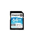 Kingston 64GB SDXC Canvas Go Plus 170R C10 UHS-I ...