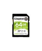 Kingston 64GB SDXC Canvas Select Plus 100R C10 UH...