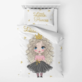 Homeilla Little Princess Star 3D Dijital BaskıTek...