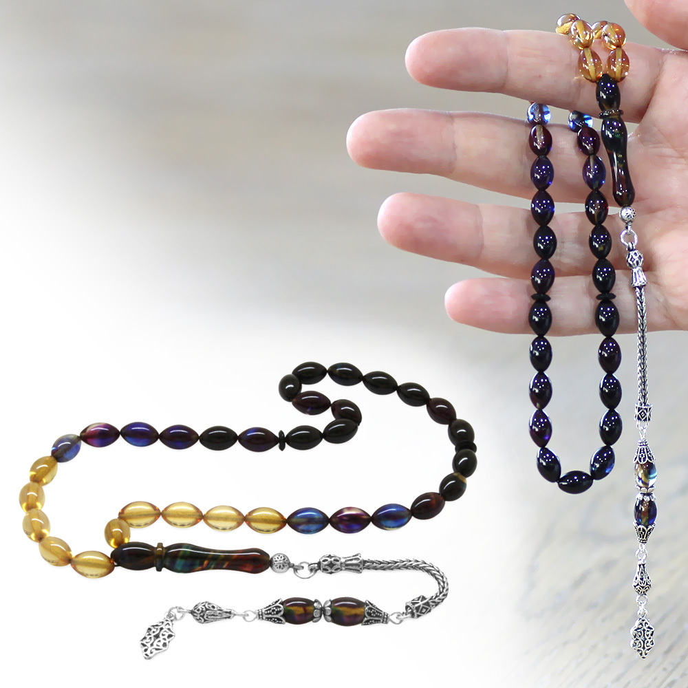 925 Ayar Gümüş Püsküllü Arpa Kesim Süzme Bonibon Ateş Kehri...